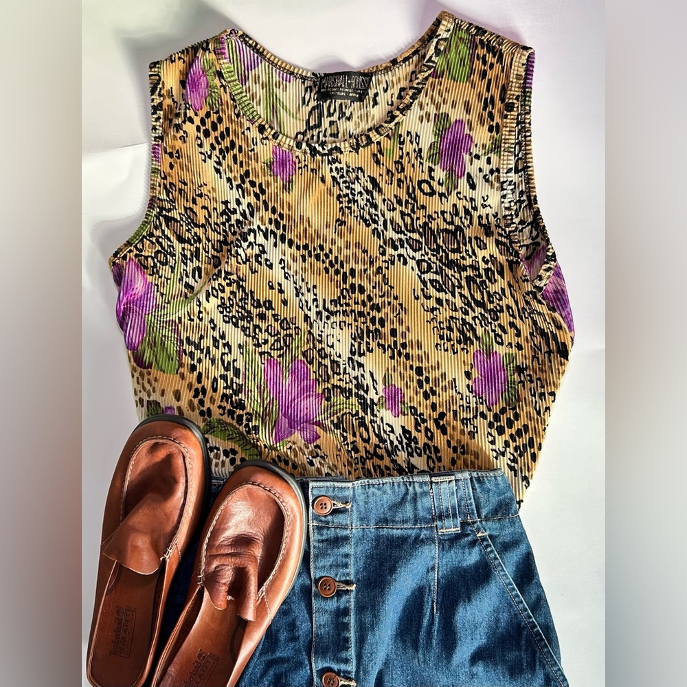 Cheetah Print Dressy Tank